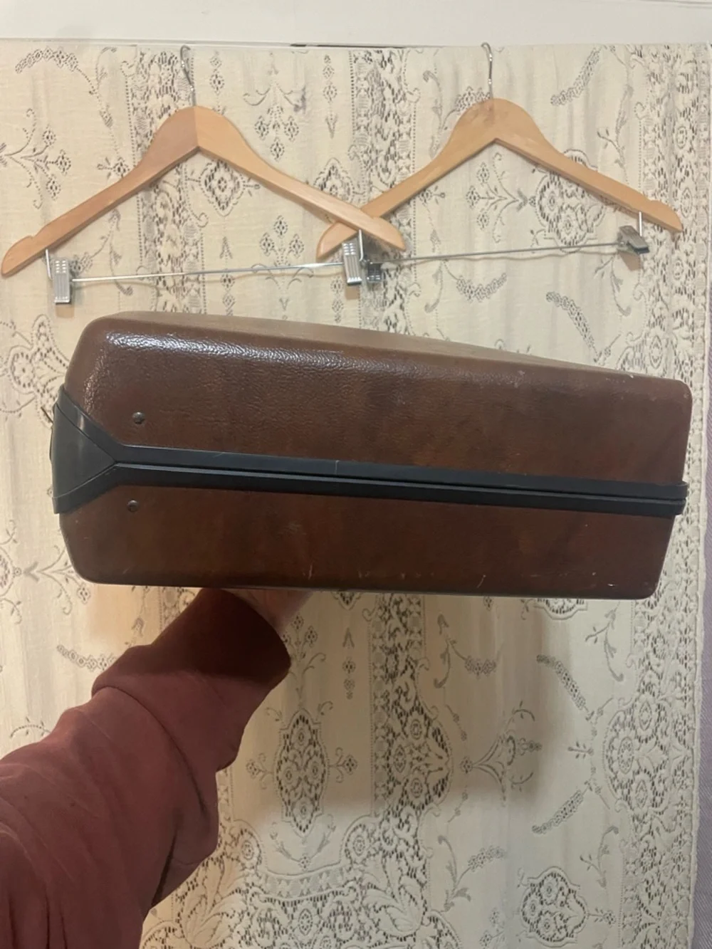 Samsonite: vintage brown Men's Hard Briefcase